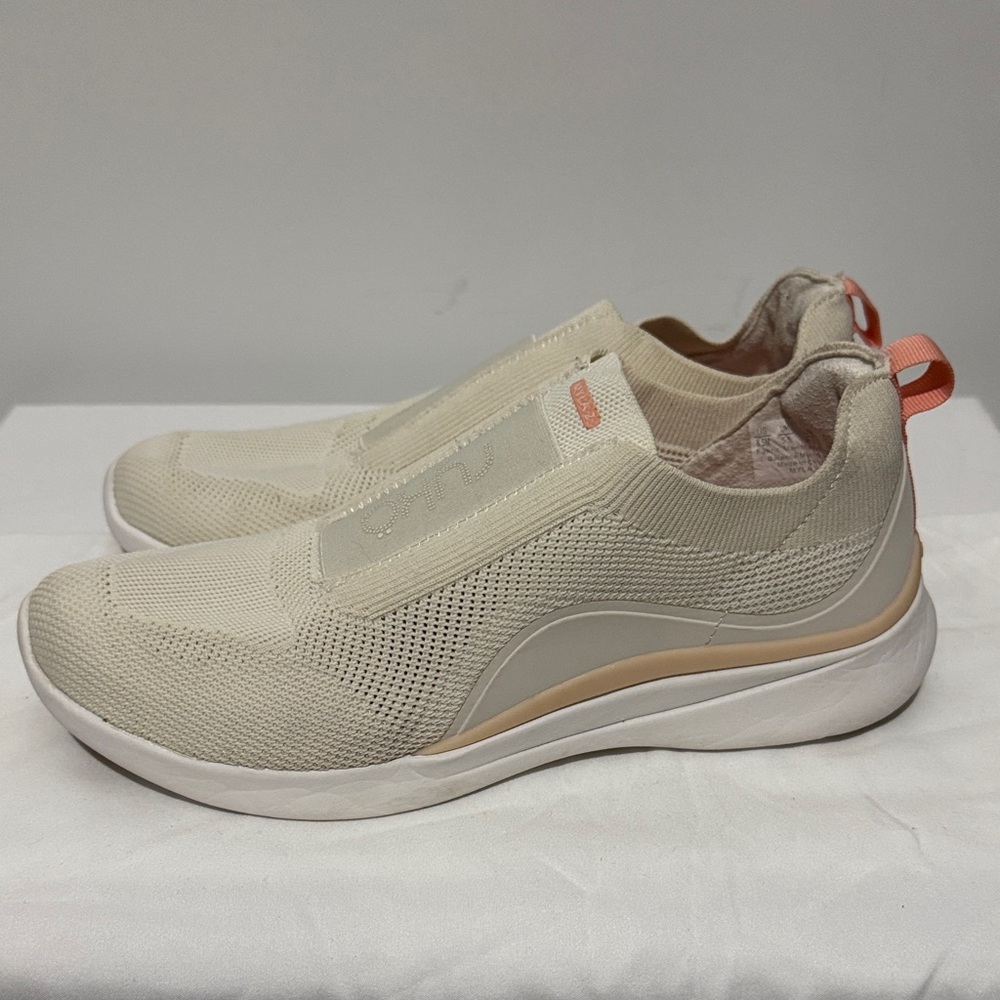 Ryka Women's Cream Slip-On Sneakers - Picture 3 of 6